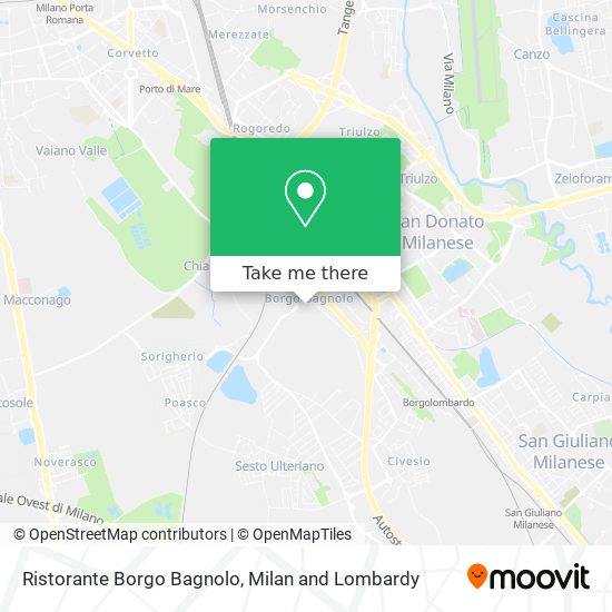 Ristorante Borgo Bagnolo map