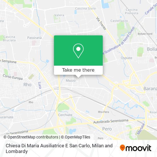 Chiesa Di Maria Ausiliatrice E San Carlo map