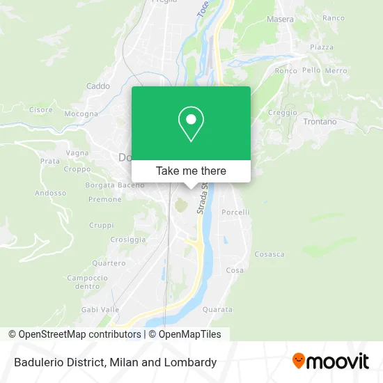 Badulerio District map