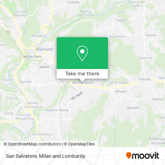 San Salvatore map