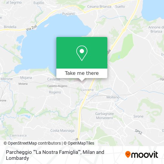 Parcheggio ""La Nostra Famiglia"" map