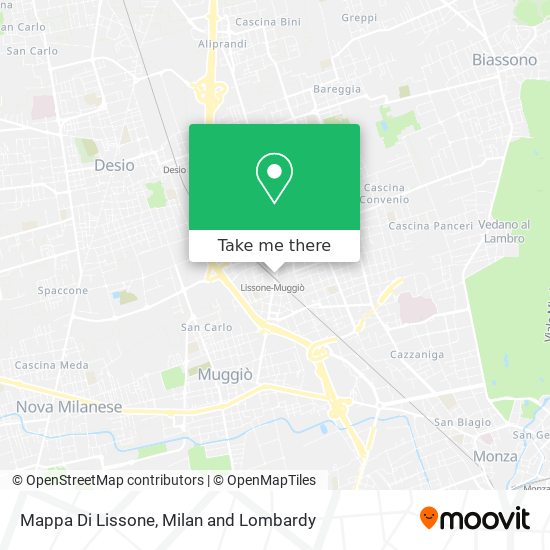 Mappa Di Lissone map