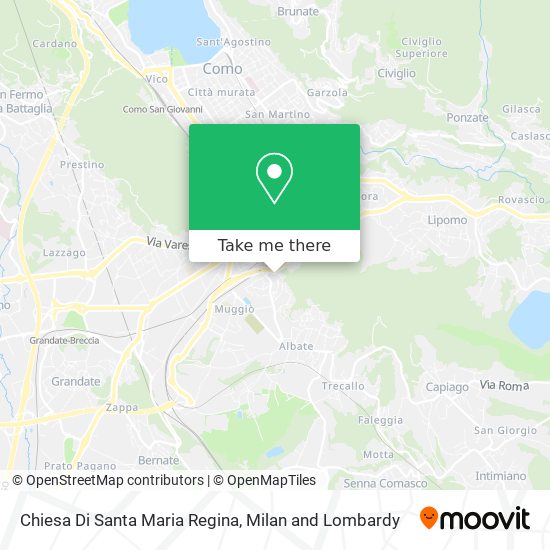 Chiesa Di Santa Maria Regina map
