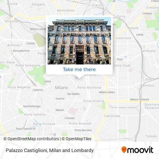Palazzo Castiglioni map