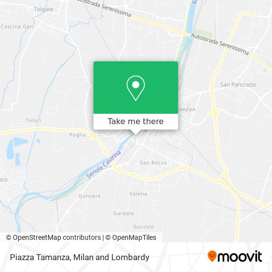 Piazza Tamanza map