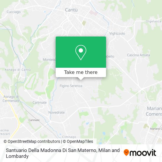 Santuario Della Madonna Di San Materno map