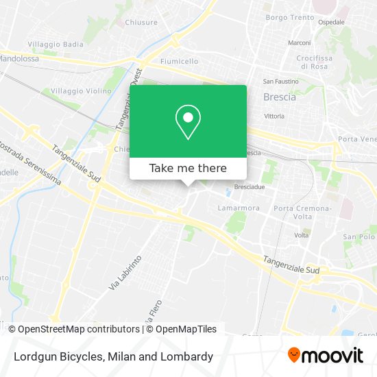 Lordgun Bicycles map