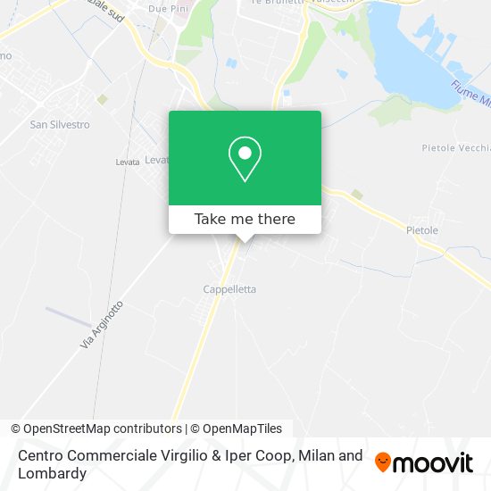 Centro Commerciale Virgilio & Iper Coop map