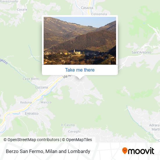 Berzo San Fermo map