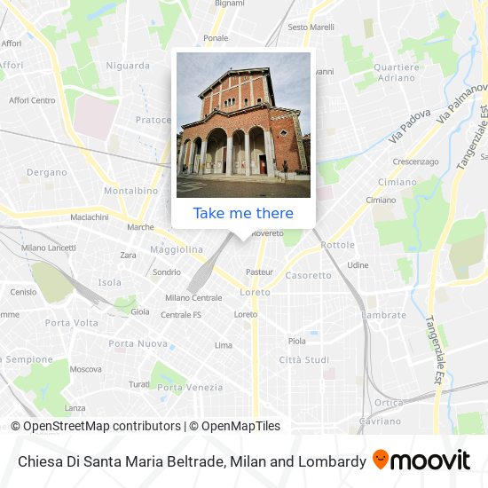 Chiesa Di Santa Maria Beltrade map