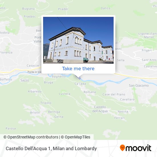 Castello Dell'Acqua 1 map