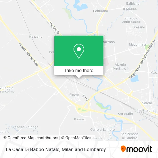 La Casa Di Babbo Natale map