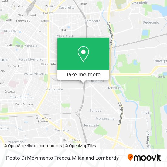 Posto Di Movimento Trecca map