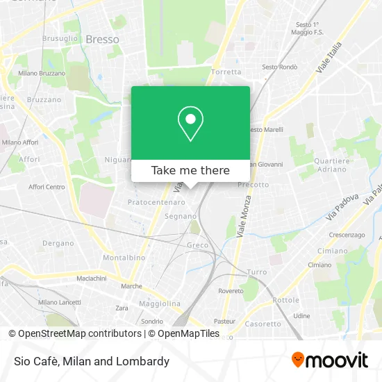 Sio Cafè map