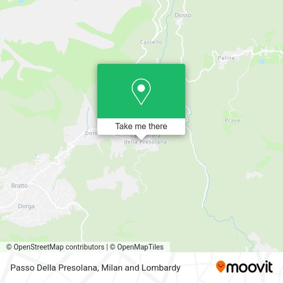 Passo Della Presolana map