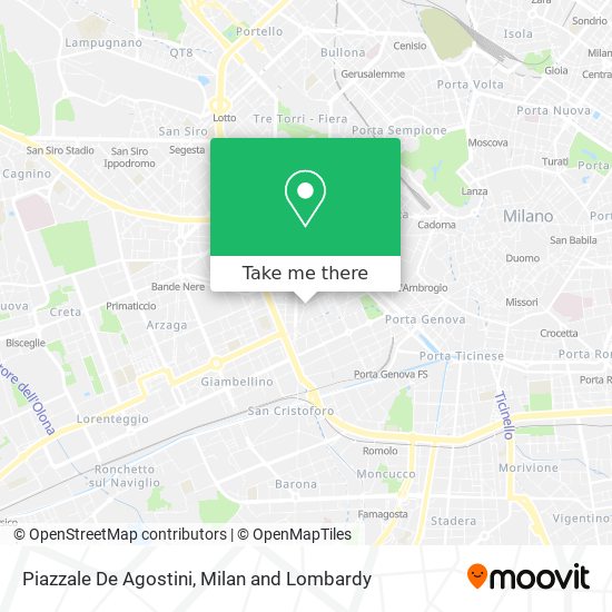 Piazzale De Agostini map