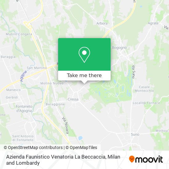 Azienda Faunistico Venatoria La Beccaccia map