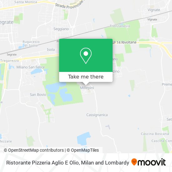 Ristorante Pizzeria Aglio E Olio map
