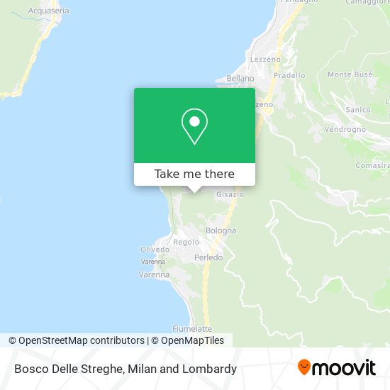 Bosco Delle Streghe map