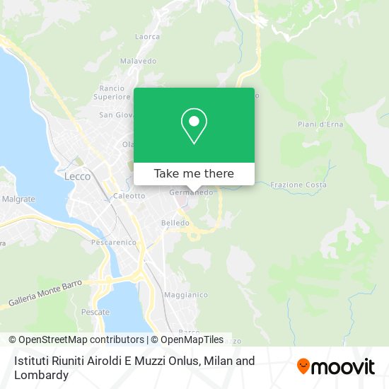 Istituti Riuniti Airoldi E Muzzi Onlus map
