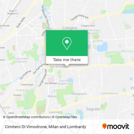 Cimitero Di Vimodrone map