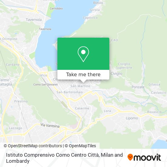 Istituto Comprensivo Como Centro Città map