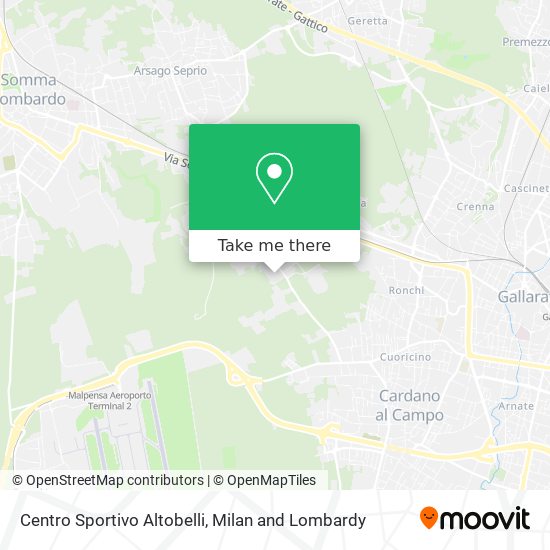 Centro Sportivo Altobelli map