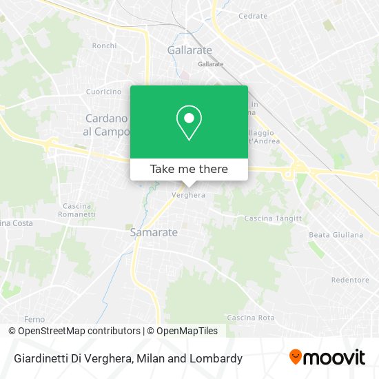 Giardinetti Di Verghera map