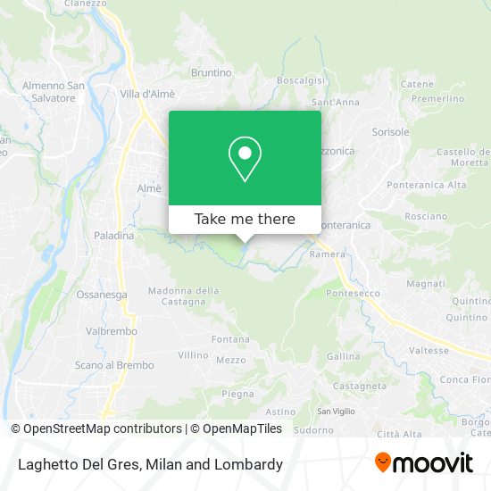 Laghetto Del Gres map