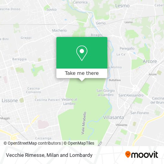 Vecchie Rimesse map