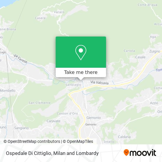Ospedale Di Cittiglio map