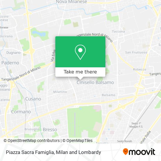 Piazza Sacra Famiglia map