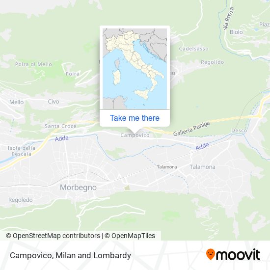 Campovico map