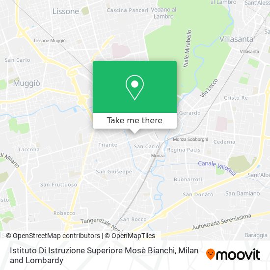 Istituto Di Istruzione Superiore Mosè Bianchi map