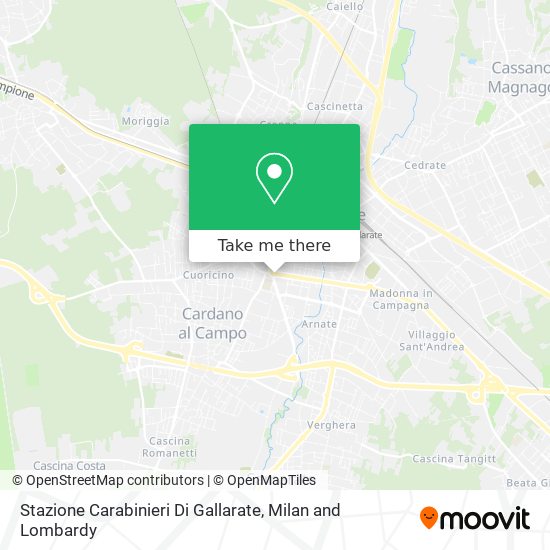 Stazione Carabinieri Di Gallarate map