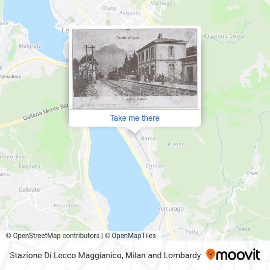 Stazione Di Lecco Maggianico map