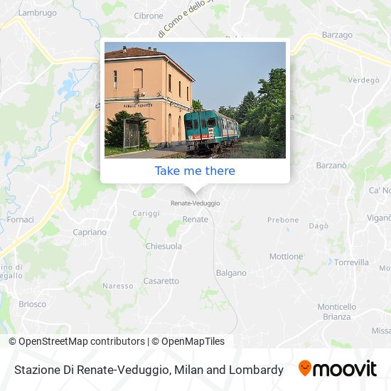 Stazione Di Renate-Veduggio map