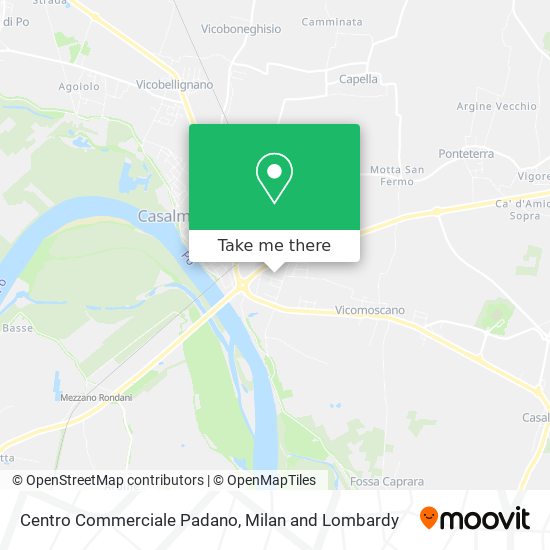 Centro Commerciale Padano map