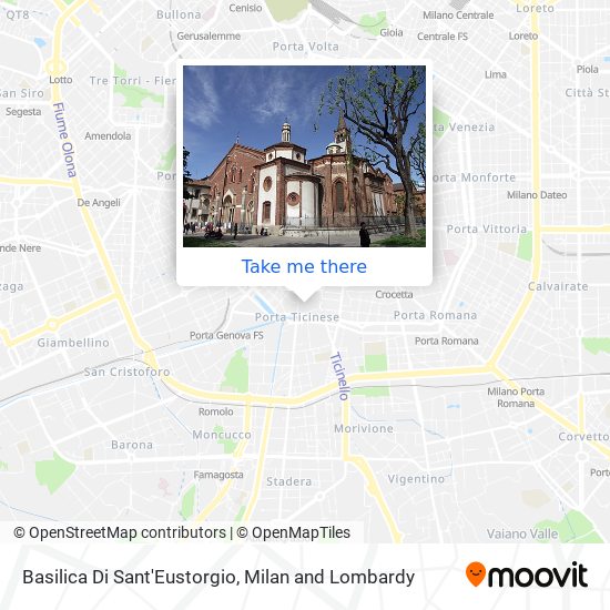 Basilica Di Sant'Eustorgio map