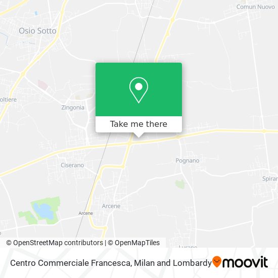 Centro Commerciale Francesca map