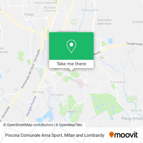 Piscina Comunale Ama Sport map