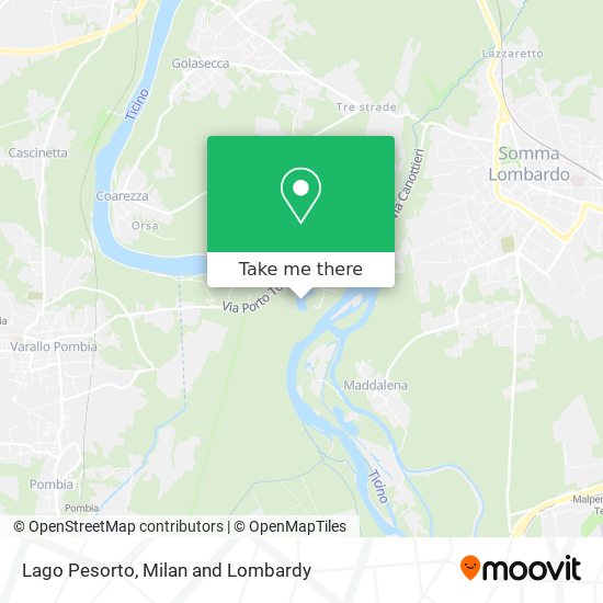 Lago Pesorto map
