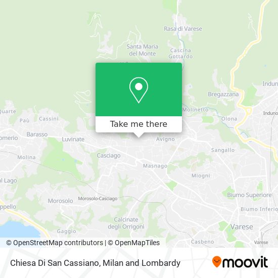 Chiesa Di San Cassiano map