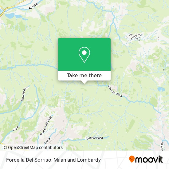 Forcella Del Sorriso map