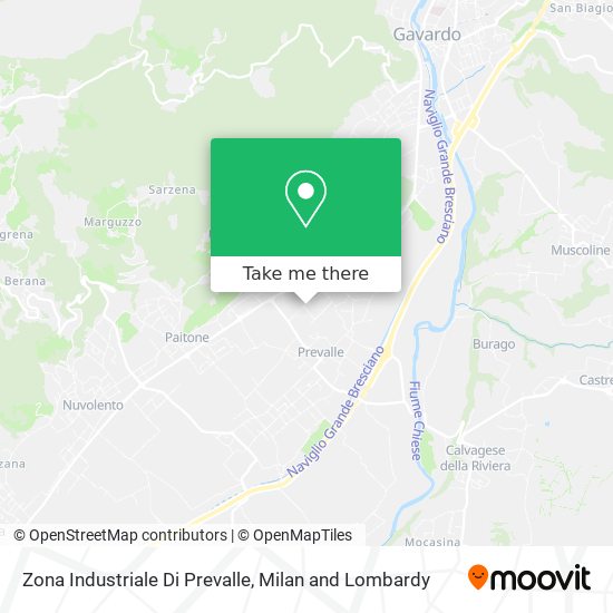 Zona Industriale Di Prevalle map