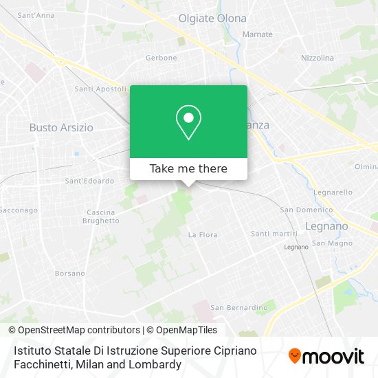 Istituto Statale Di Istruzione Superiore Cipriano Facchinetti map