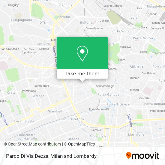 Parco Di Via Dezza map