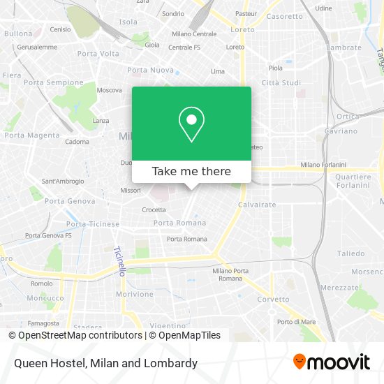Queen Hostel map