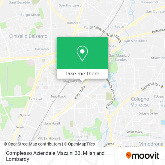 Complesso Aziendale Mazzini 33 map