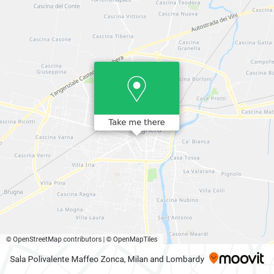 Sala Polivalente Maffeo Zonca map